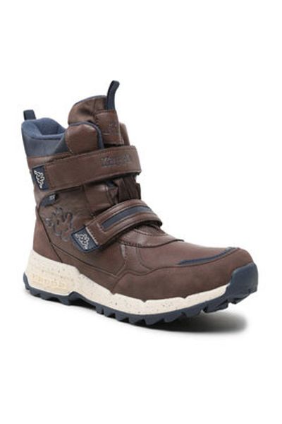 Kappa Ghete de zăpadă maro pentru băieți KAPPA-260976T KONE TEX T 5067 MARO/BLEUMARIN