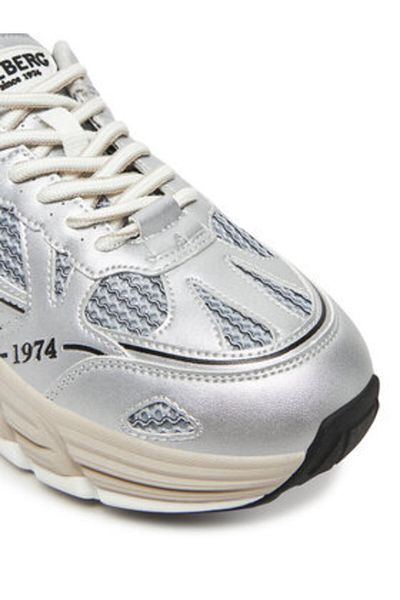 Iceberg Men's Sneakers silver ICEBERG-IU17060O IU1706.SILVER/WHITE