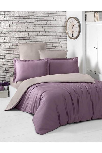 Karna Home Mach Satin Loft Double Duvet Cover Set 200X220