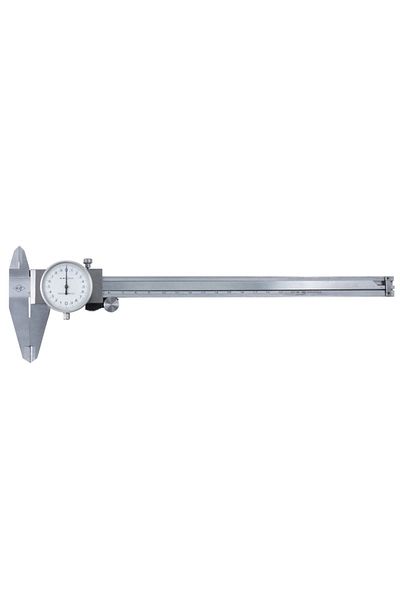 flores Mechanical caliper with clock, measuring range 0 - 200 mm, L-200
