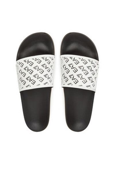 EA7 Emporio Armani Men's Flip-flops white EA7 EMPORIO ARMANI-7X000109 AF15125 F0043 WHITE/BLACK