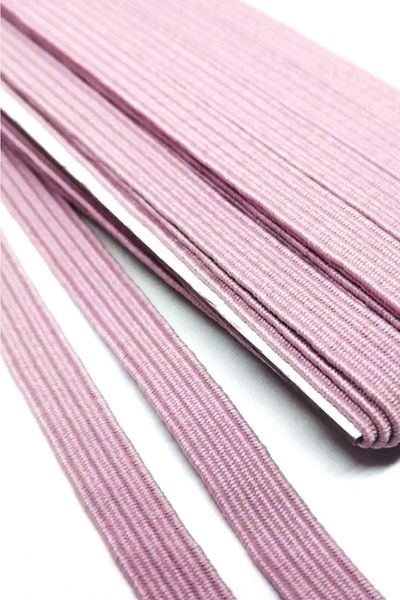 hapshoe Pink 6 mm 5 Mt Durable Hard Flat Elastic Ribbon Rubber
