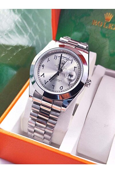 ROCKS Men's Classic Stainless Steel Watch Battery Elegance - First Grade