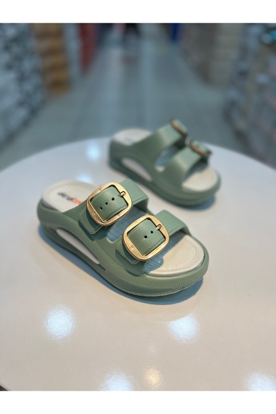 Akınal Bella Γυναικείες παντόφλες με ψηλή σόλα διπλής σόλας