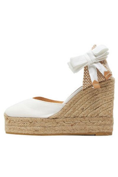 Castaner Espadrile albe pentru femei CASTANER-020961-200 BLANCO