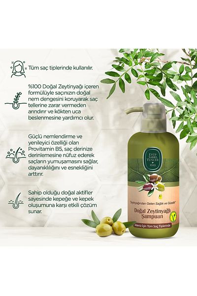Eyüp Sabri Tuncer Eyüp Sabri̇ Tuncer Shampoo 600 ml X 3, Conditioner, Lotion 250 ml X 3 and Gift Cream 50 ml