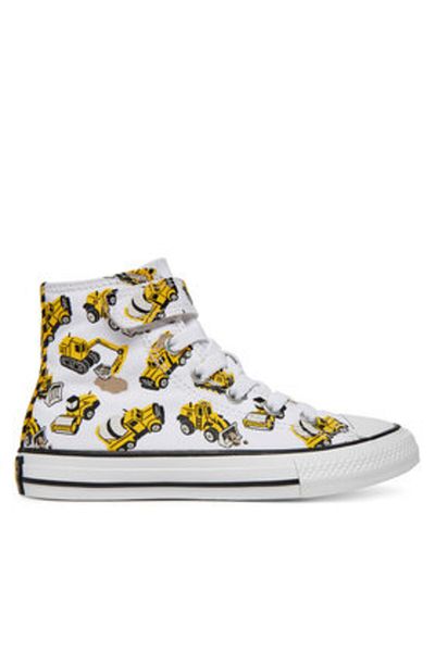 converse Boy Sneakers white CONVERSE-A10766C WHITE/BLACK/AMARILLO