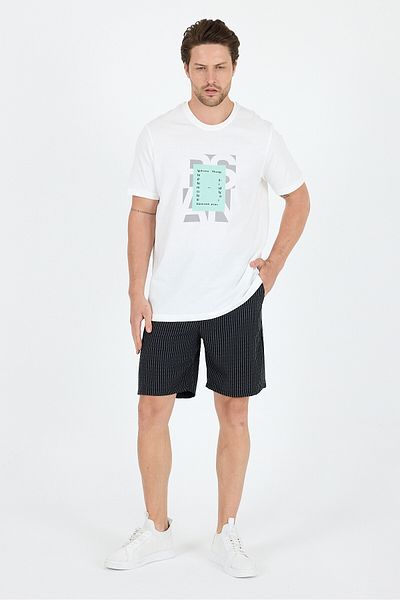 Rodi 100% Cotton Crew Neck Printed Relaxed Fit, Breathable Fabric Men's T-Shirt Basic T-Shirt 0102