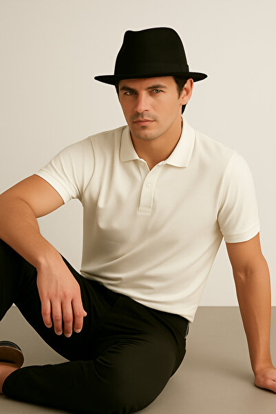 UOMOPARK 2061 Premium Pi̇ke Polo Collar Regular Fit Men's T-Shirt