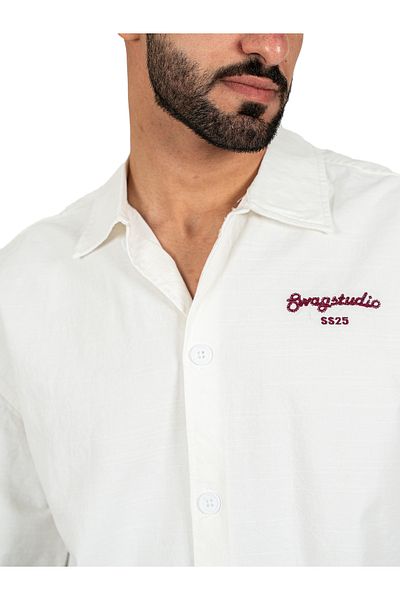 SWAG SA Korean cut shirt with distinctive side and back embroidery