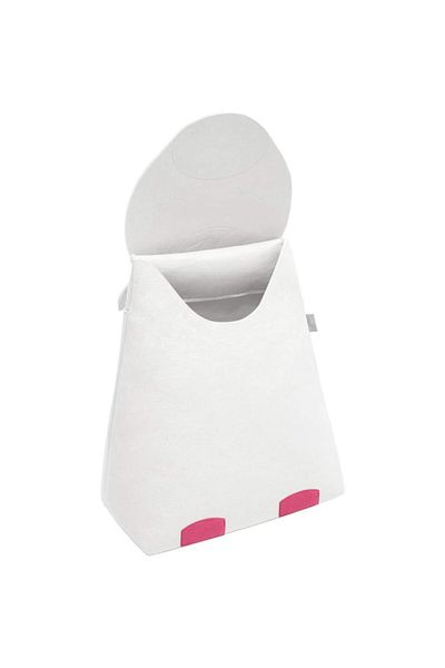 DELPI Foldable Storage Basket for Toys or Clothes, 58 X 50 cm, Handle, Unicorn Design