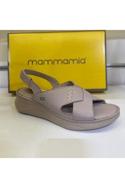 Mammamia D25ys 2855 Γυναικεία σανδάλια από γνήσιο δέρμα