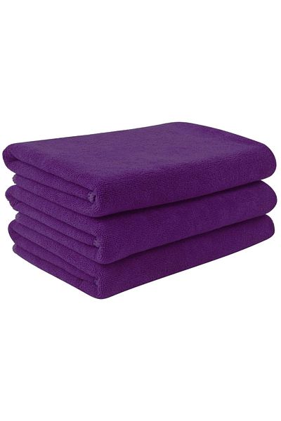 Fabienne 3-Piece Multipurpose Microfiber Towel, Gym & Hand Towel, Hair Towel 50x90cm