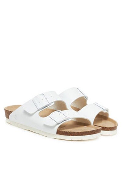 Genuins Women's Flip-flops white GENUINS-G104362 WHITE