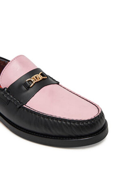 NAKED WOLFE Mocasini bărbătești negri NAKED WOLFE-ROMA PINK LEATHER SNUFF LEATHER