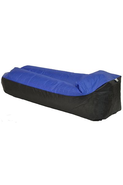SERSIMO Saltea Gonflabila Pentru Plaja Cu Pliere Rapida, Maxim 180kg, 180x70x50 Cm, Bleumarin Si Negru