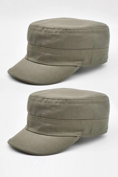 Külah Men's Castro Hat Cap Outdoor Castro Cap 2-Piece Khaki-Khaki