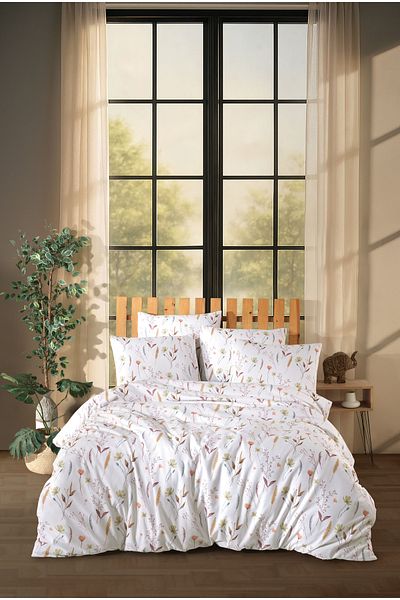 Medaillon Home Eflora Single Fitted Sheet Duvet Cover Set