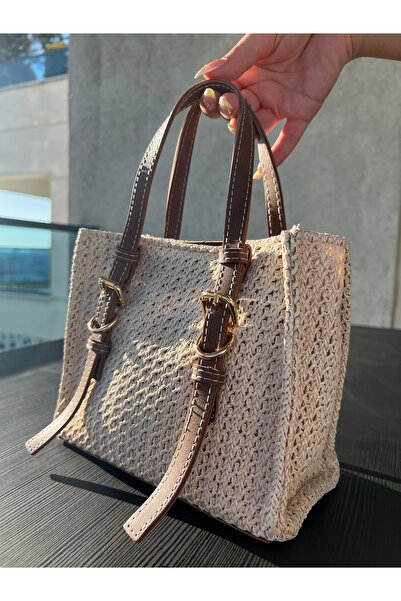 yako Кожена чанта с ремък през рамо и раничка с кожени детайли