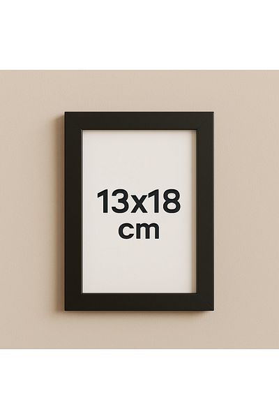 seninürünün 13X18 cm Pvc Glass Plastic Black Blank Frame Photo Frame Desktop and Wall Use 5 Pieces