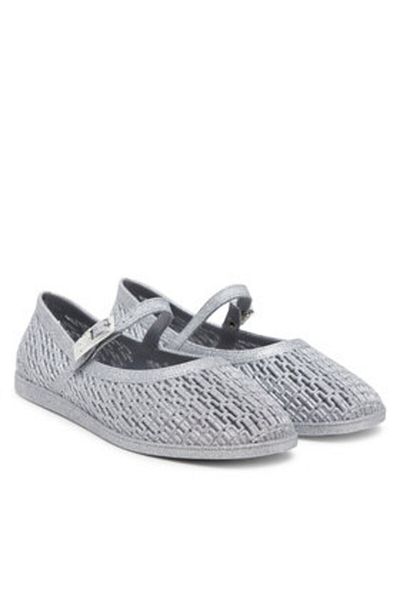 Melissa Balerine argintii pentru femei MELISSA-M 37108 BJ803 GLITTER SILVER