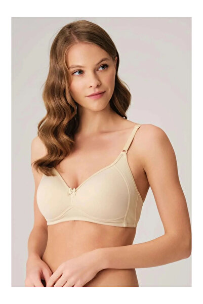 Butik Anil Women's 3419 Skin Underwire Unpadded Gathering Bra
