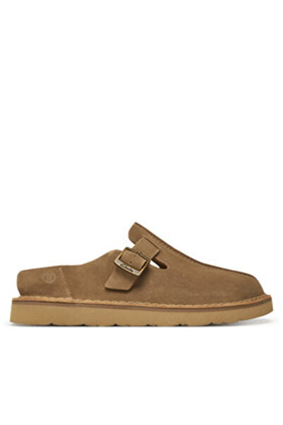 CLARKS Men's Flip-flops brown CLARKS-26180882 DARK SAND SUEDE