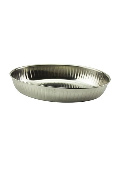 AzHome Oval basket, Stainless steel, 26x5 cm
