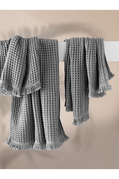 Karna Home Σετ πετσετών βαμβακερών Karna Torshon Gofre 70x140