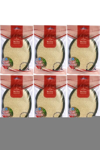 Derma Naturel Knitted Bath Face Washcloth (15*24cm) Ms-02 (Set of 6)