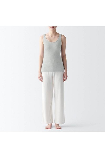 Muji Cotton Ribbed Tank Top