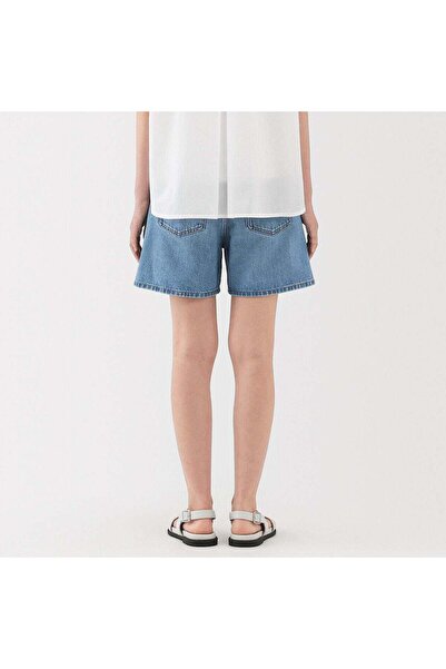 Muji Kapok Blend Denim Short Pants
