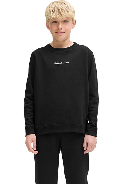Jack & Jones Bluză JACK & JONES Norrebro EMB JNR - 12284064-Black