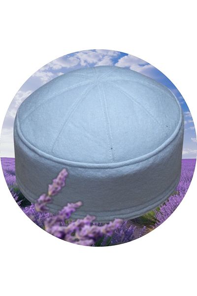 şahinbak Takke, White Takke, Molded Takke, Hat, Felt Takke, Handmade Takke T125