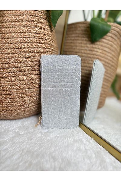 Z&M COLLECTION BAG SHOPPİNG 5 Compartment Glitter Women's Card Holder Accessory