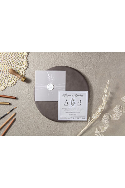 İklim SÖZER DAVETİYE 100 Adet Düğün, Nişan, Nikah Davetiyesi, Baskı Hariçtir.