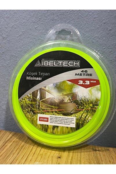 Veka Beltech Köşeli Tırpan Misinası 3.3 mm 46 Metre – Dayanıklı Çim ve Ot Kes...