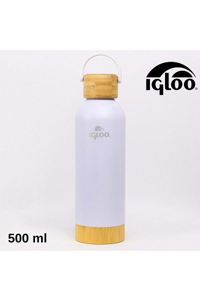 IGLOO Hydrate Pro Botte 500ml Thermos Flask White