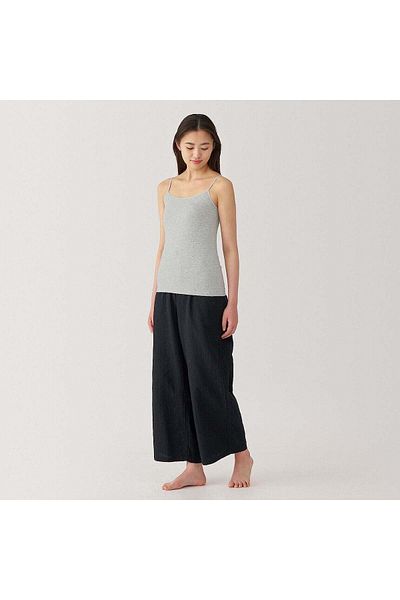Muji قميص داخلي من القطن المرن من الجيرسي