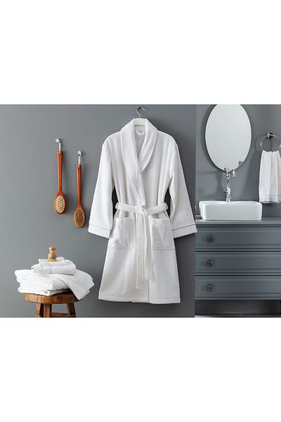 Madame Coco Halat de baie Celestiel Şalyaka unisex 100% bumbac - Hotel Collection