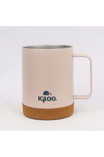 IGLOO Cork Mug 350ml Thermos Mug Cup Flask Beige