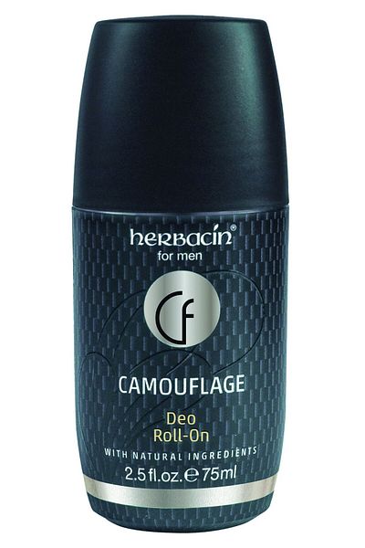 Herbacin Deodorant Roll On Camouflage, pentru barbati, 75 ml, Herbacin