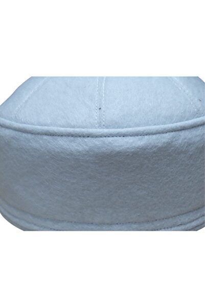 şahinbak Takke, White Takke, Molded Takke, Hat, Felt Takke, Handmade Takke T125