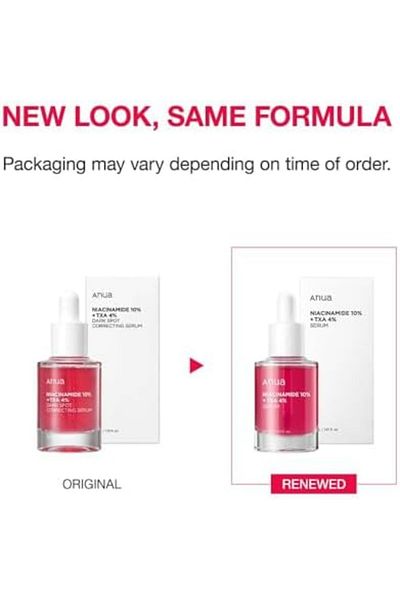 ANUA Tranexamic Acid Serum 10% Niacinamide + 4% Hyaluronic Acid with Ceramides, Natural Tone and Vitamin