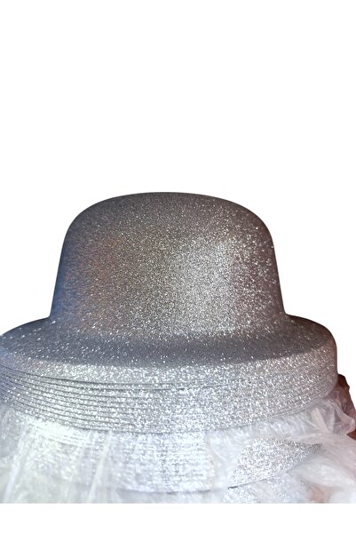 moysahsap party&ahşap Simli sihirbaz melon ve Nubuk şapka modelleri Renk ve M...