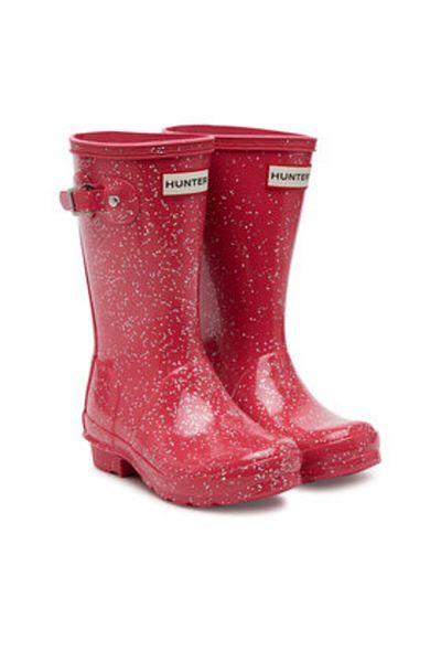 Hunter Girl Wellington Boots red HUNTER-JFT6075RGT THRIFT