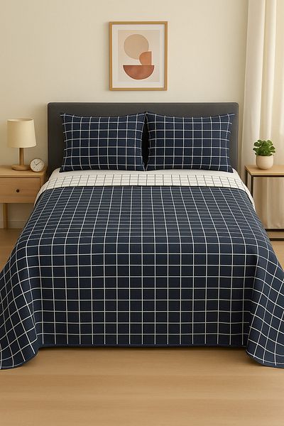 Ceyizza Fulya Double Sided Quilted Bedspread Set - Double