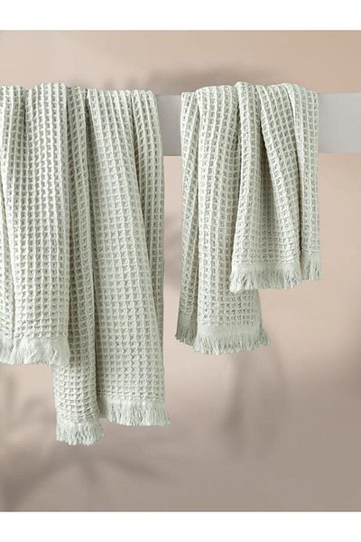 Karna Home Σετ πετσετών βαμβακερών Karna Torshon Gofre 70x140