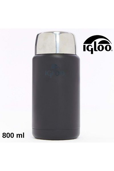 IGLOO Legend Food Jar 800ml Food Thermos Flask Black