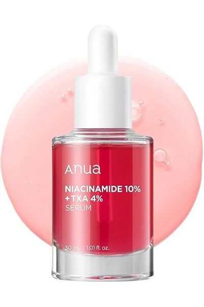ANUA Tranexamic Acid Serum 10% Niacinamide + 4% Hyaluronic Acid with Ceramides, Natural Tone and Vitamin